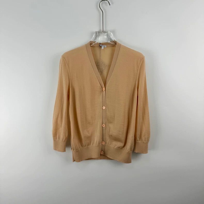 Loewe Loewe Orange Logo Wool Cardigan with Tags- DMC Size US S / EU 44-46 / 1 - 3 Thumbnail