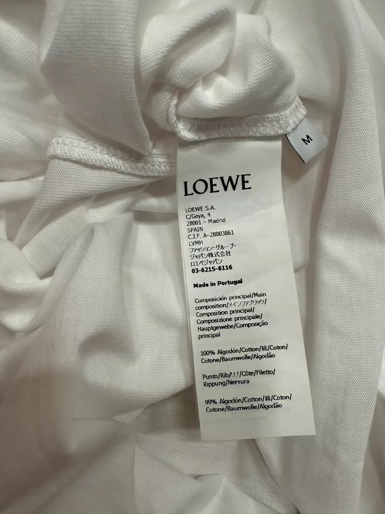 Loewe New LOEWE White Short Sleeve T-Shirt- DMC Size US M / EU 48-50 / 2 - 3 Thumbnail