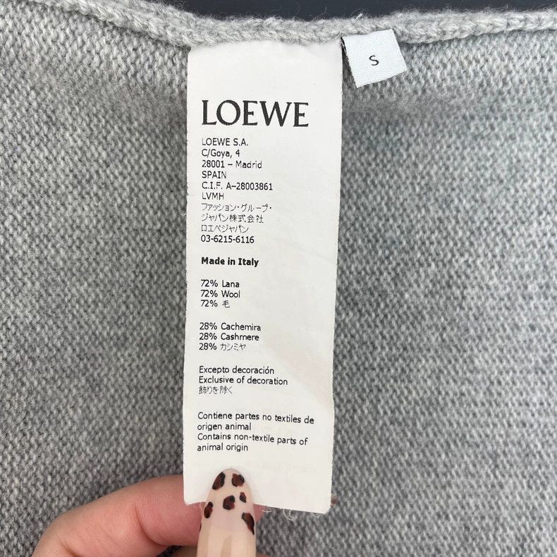 Loewe Loewe Classic Logo Wool Polo Sweater- DMC Size US S / EU 44-46 / 1 - 6 Thumbnail