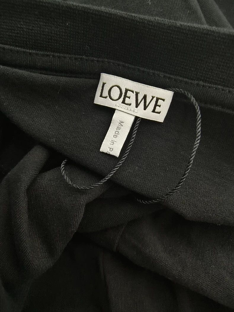 Loewe LOEWE Black Short Sleeve Shirt with Logo- DMC Size US S / EU 44-46 / 1 - 3 Thumbnail