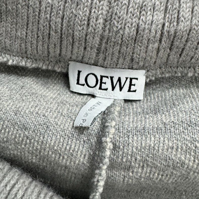 Loewe Loewe Gray Logo Hip-Hop Style Pants- DMC Size US 27 - 5 Thumbnail