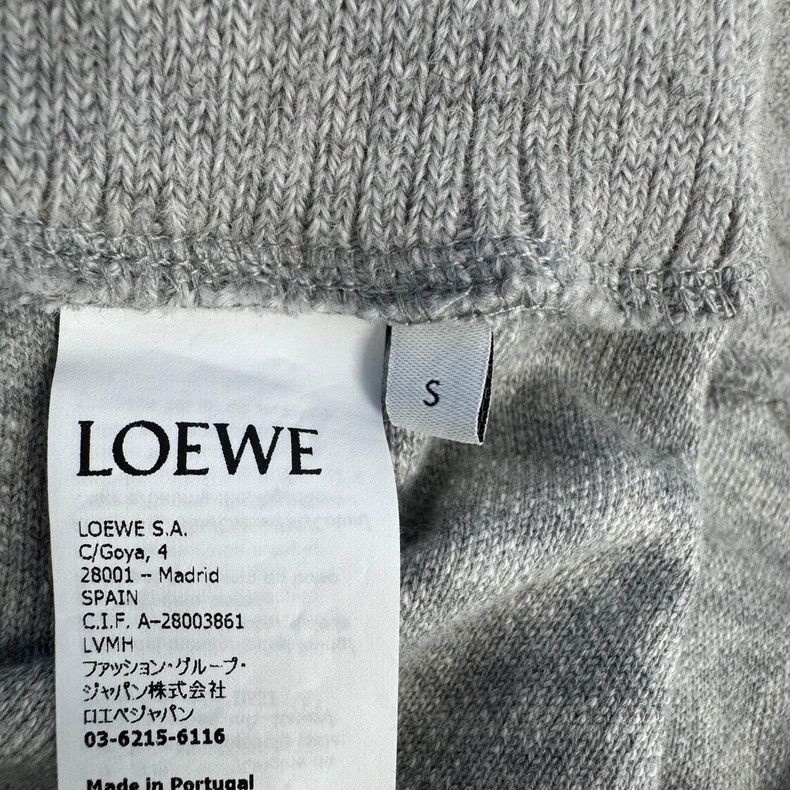 Loewe Loewe Gray Logo Hip-Hop Style Pants- DMC Size US 27 - 6 Thumbnail