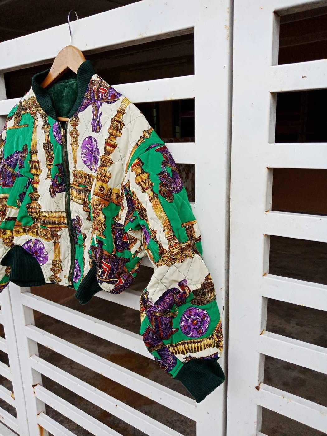 Japanese Brand Monogram Spell Out Full Print Reversible Velvet Silk Size US M / EU 48-50 / 2 - 5 Thumbnail