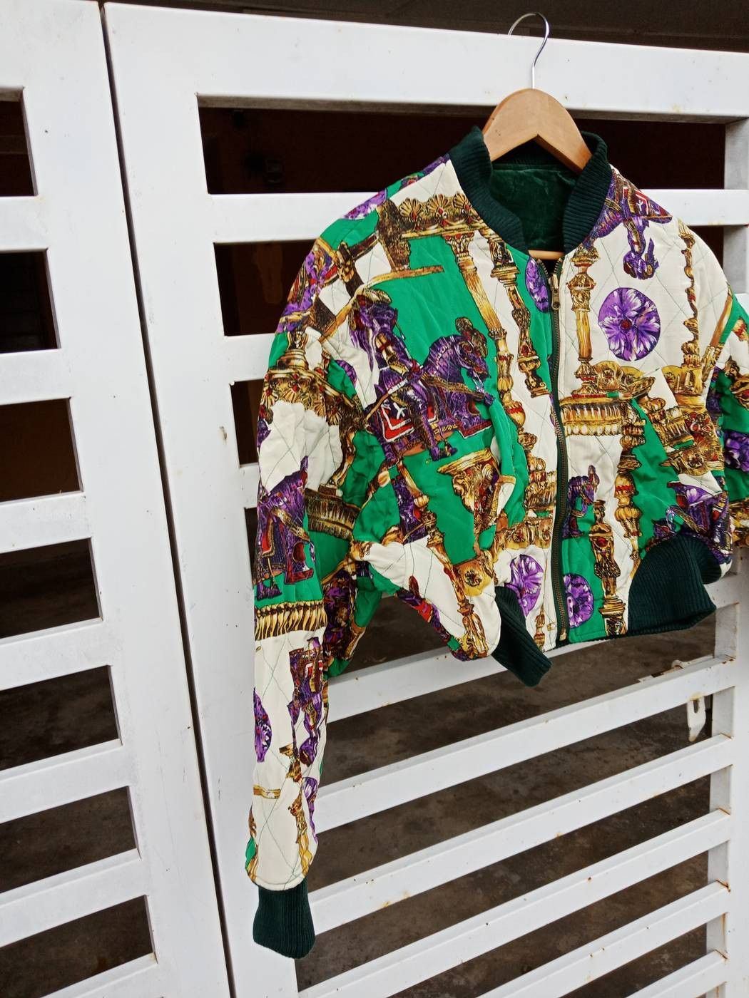 Japanese Brand Monogram Spell Out Full Print Reversible Velvet Silk Size US M / EU 48-50 / 2 - 4 Thumbnail