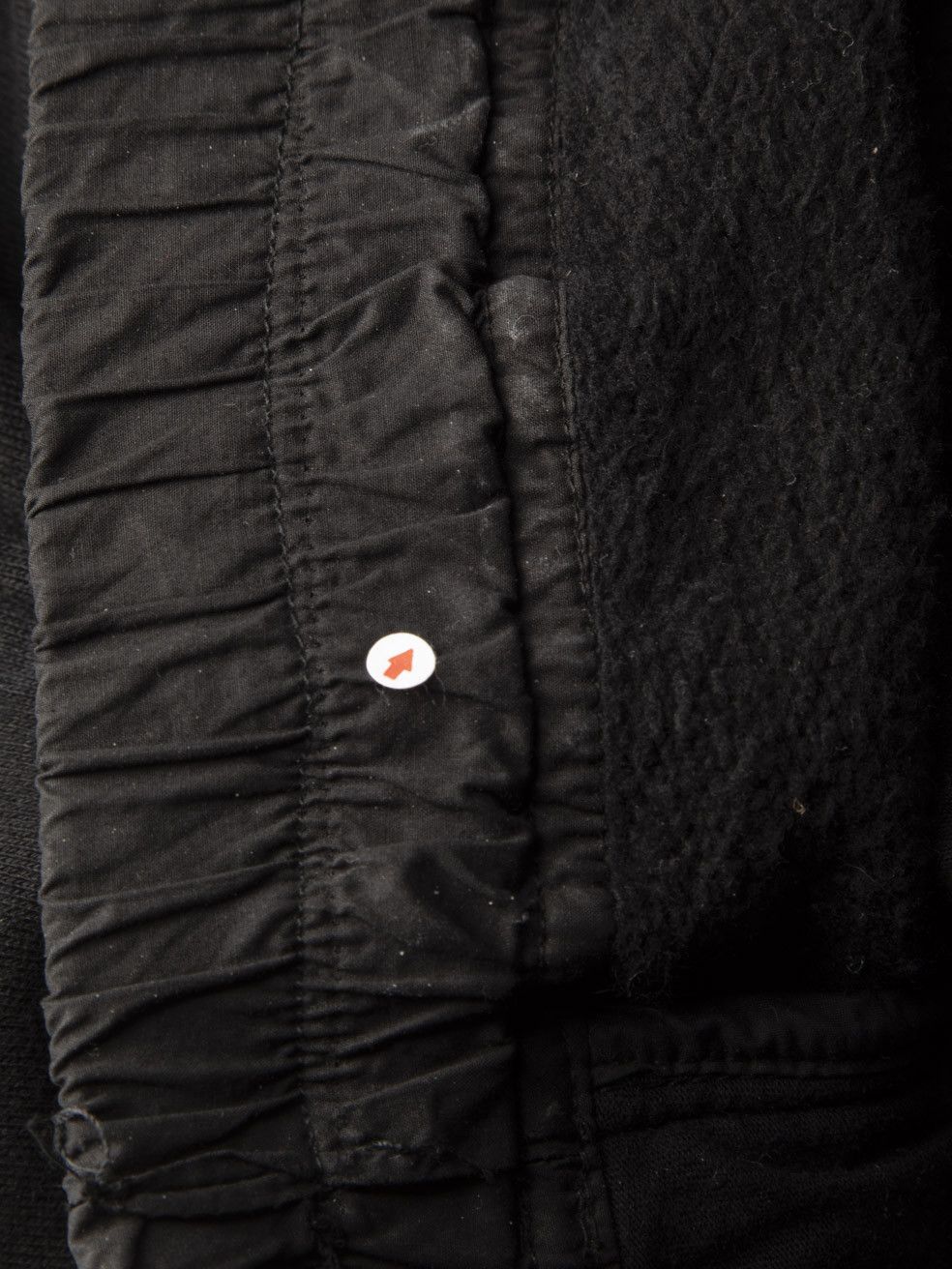 Rick Owens Black Drop Crotch Cropped Joggers Size 28" / US 6 / IT 42 - 5 Thumbnail