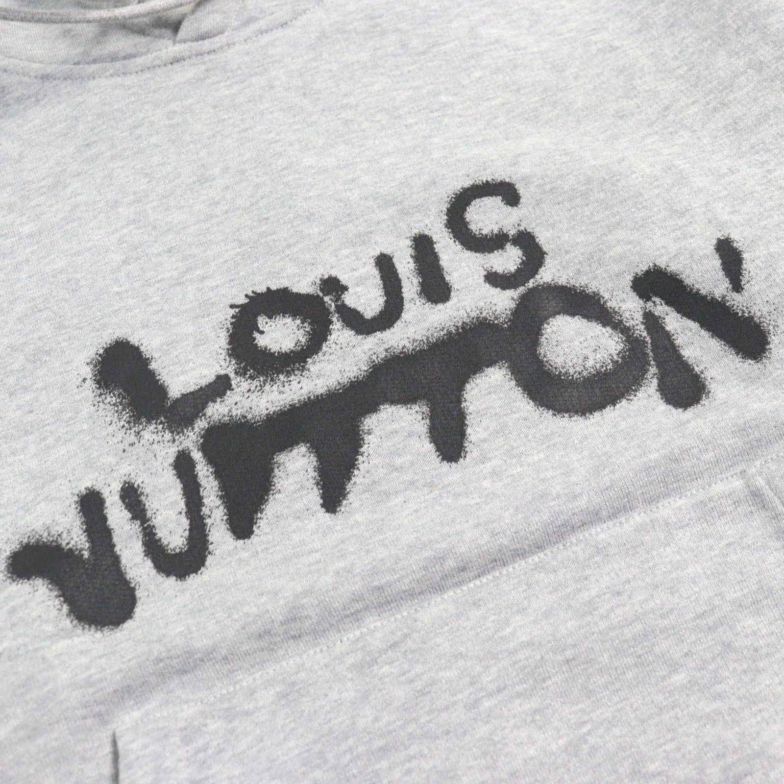 Louis Vuitton Louis Vuitton Louis Vuitton HLY68W Logo Print Cotton Hoodie Cotton Sweatshirts & Hoodies HLY68W DUTY FREE for USA Size ONE SIZE - 4 Thumbnail
