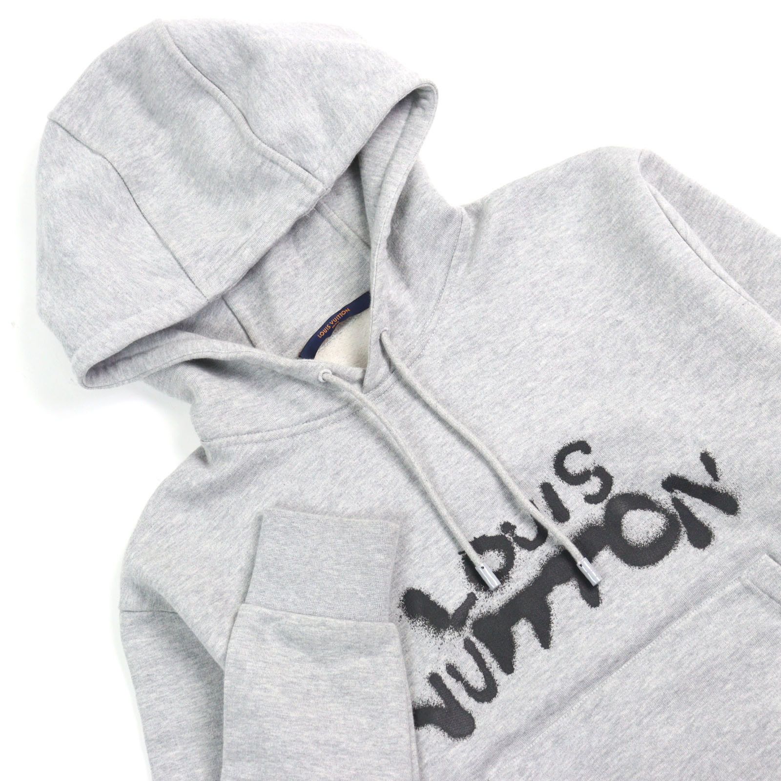 Louis Vuitton Louis Vuitton Louis Vuitton HLY68W Logo Print Cotton Hoodie Cotton Sweatshirts & Hoodies HLY68W DUTY FREE for USA Size ONE SIZE - 2 Thumbnail