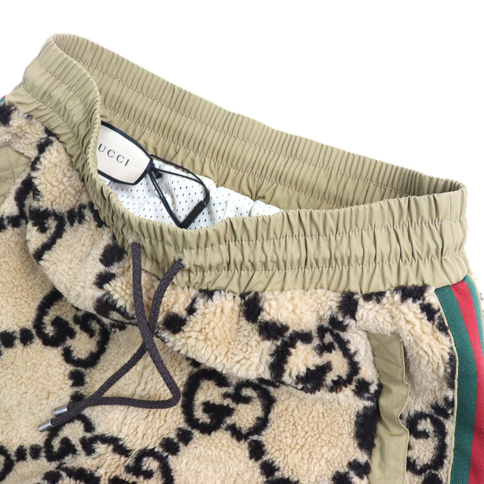 Gucci Gucci Gucci GG Jacquard Web Line Wool Polyester Track Pants Others Pants 715233 Size ONE SIZE - 3 Thumbnail