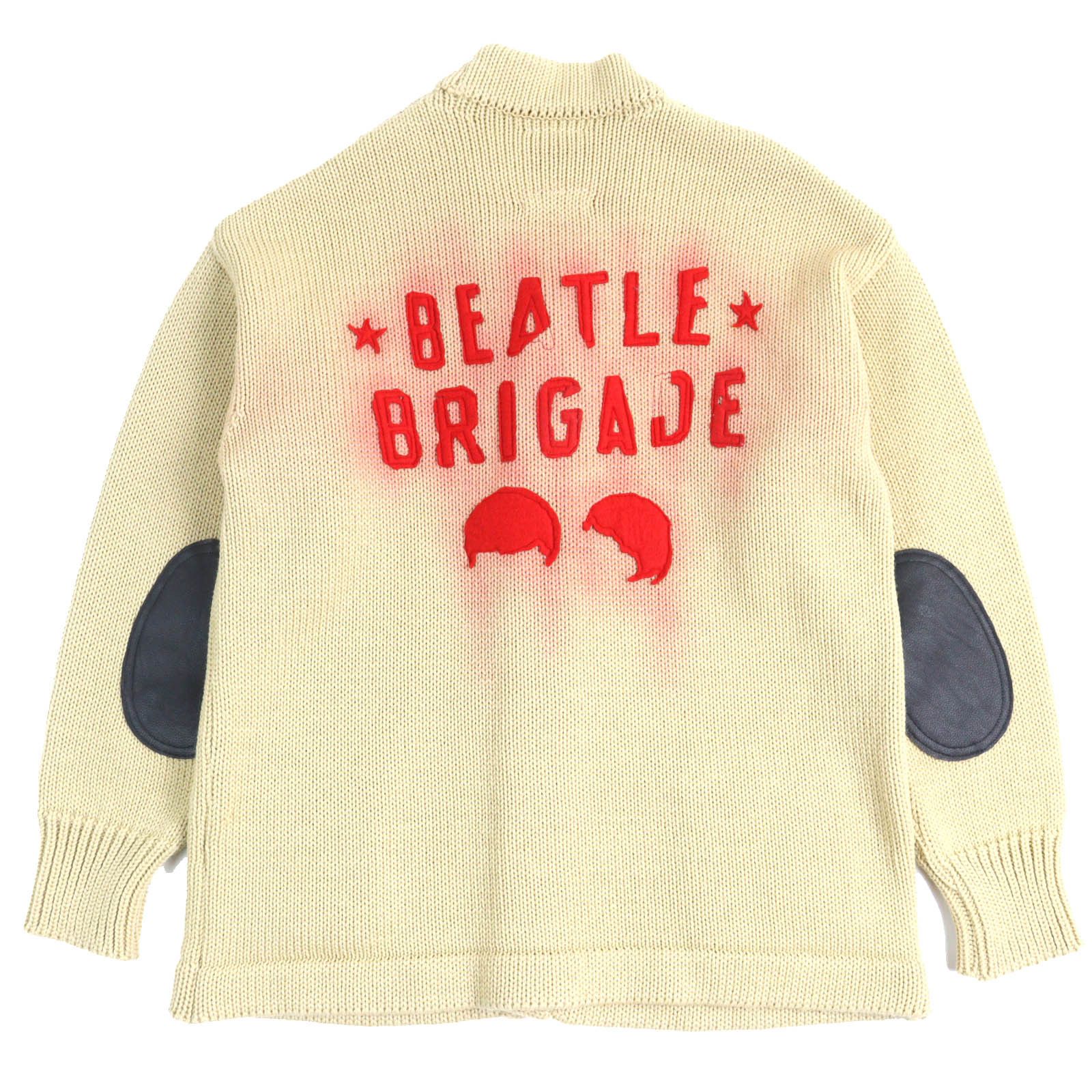 Other Other BOWWOW BEATLE MANIA Cardigan Wool Cowhide Cardigan Leather Tops Size ONE SIZE - 2 Thumbnail