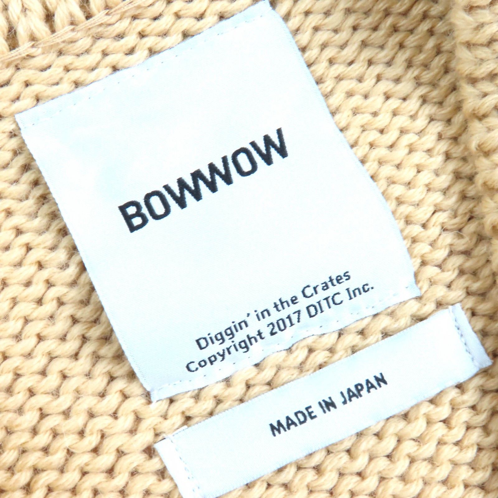 Other Other BOWWOW BEATLE MANIA Cardigan Wool Cowhide Cardigan Leather Tops Size ONE SIZE - 7 Thumbnail