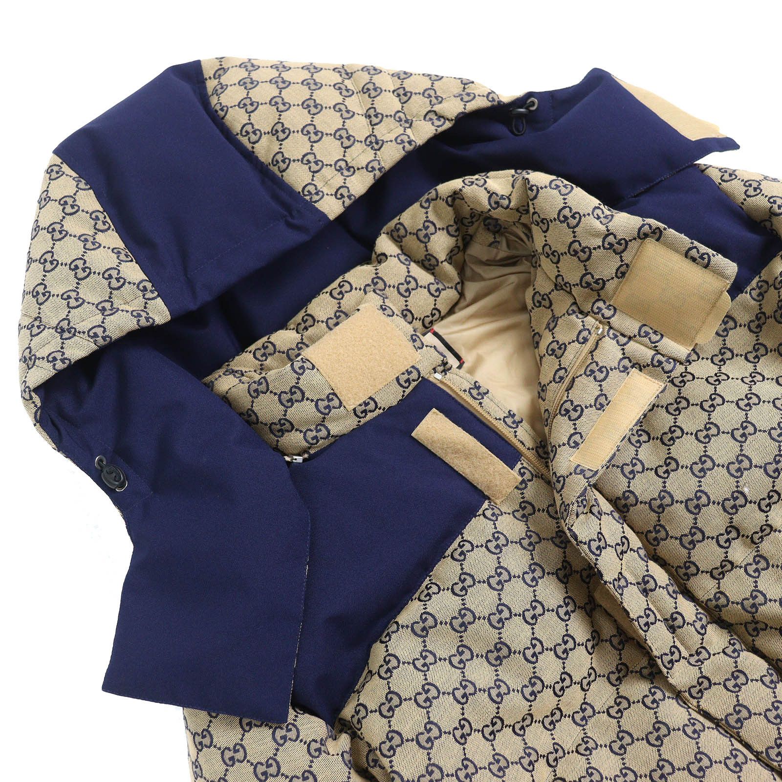 Gucci Gucci Gucci GG canvas cotton polyester down jacket Cotton Outerwear 715535 Size ONE SIZE - 4 Thumbnail