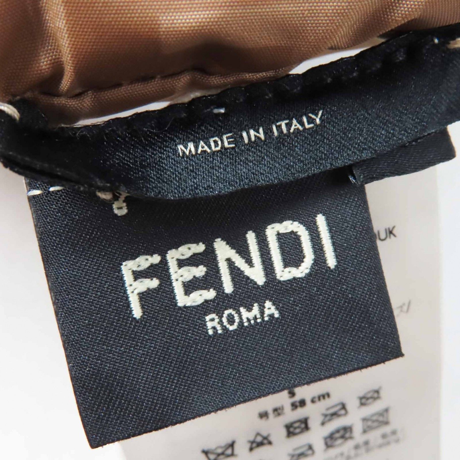 Fendi Fendi Fendi Zucca Pattern Fox Bucket Hat Natural Material Hats FNX116 DUTY FREE for USA Size ONE SIZE - 10 Thumbnail