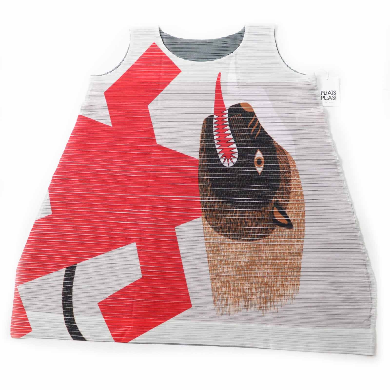 Issey Miyake Issey Miyake PLEATS PLEASE Graphic Designer Kazumasa Nagai Bounce Dress Polyester Dress Others Dresses PP43-JH873 Size ONE SIZE - 5 Thumbnail