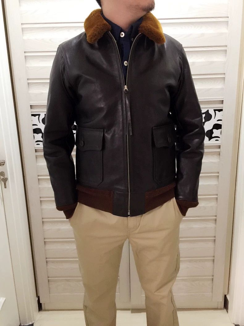 The Real McCoy's Real McCoy's American Vintage Horsehide Jacket- DMC Size US L / EU 52-54 / 3 - 3 Thumbnail