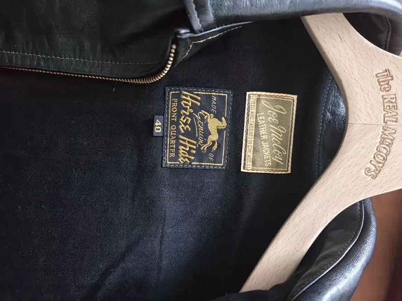 The Real McCoy's Joe Mccoy Leather Jacket Size 40S- DMC Size US S / EU 44-46 / 1 - 3 Thumbnail
