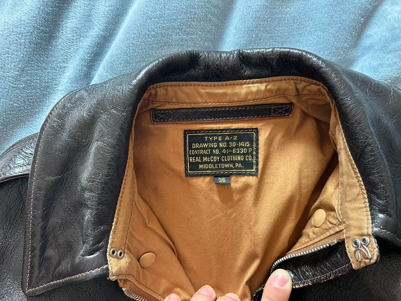 The Real McCoy's The Real McCoy A2 Leather Jacket- DMC Size US S / EU 44-46 / 1 - 6 Thumbnail