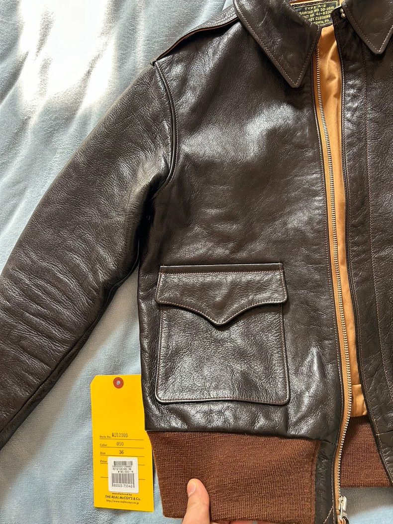 The Real McCoy's The Real McCoy A2 Leather Jacket- DMC Size US S / EU 44-46 / 1 - 3 Thumbnail