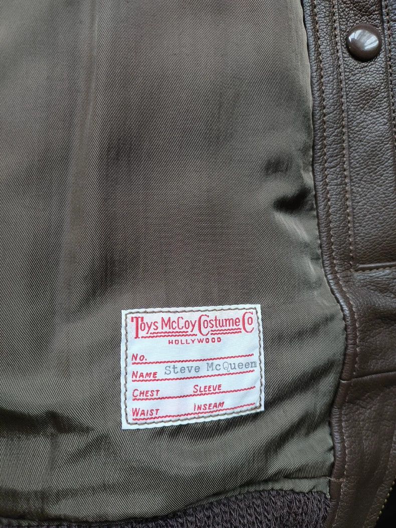 The Real McCoy's Steve McQueen Rare Pilot Jacket Reproduction- DMC Size US S / EU 44-46 / 1 - 9 Thumbnail
