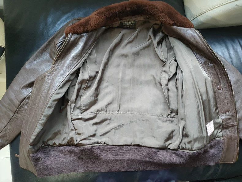 The Real McCoy's Steve McQueen Rare Pilot Jacket Reproduction- DMC Size US S / EU 44-46 / 1 - 6 Thumbnail
