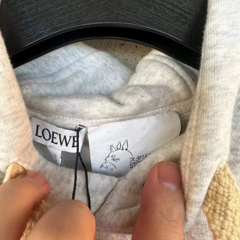 Loewe Loewe Gray Hoodie with Drawstrings and Print- DMC Size US S / EU 44-46 / 1 - 2 Thumbnail