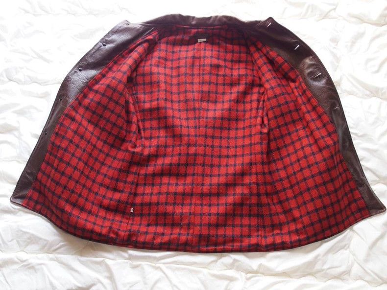 The Real McCoy's Joe McCoy Buffalo Leather Half Coat- DMC Size US L / EU 52-54 / 3 - 4 Thumbnail