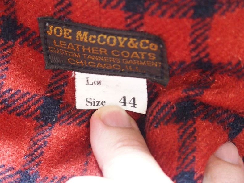 The Real McCoy's Joe McCoy Buffalo Leather Half Coat- DMC Size US L / EU 52-54 / 3 - 3 Thumbnail