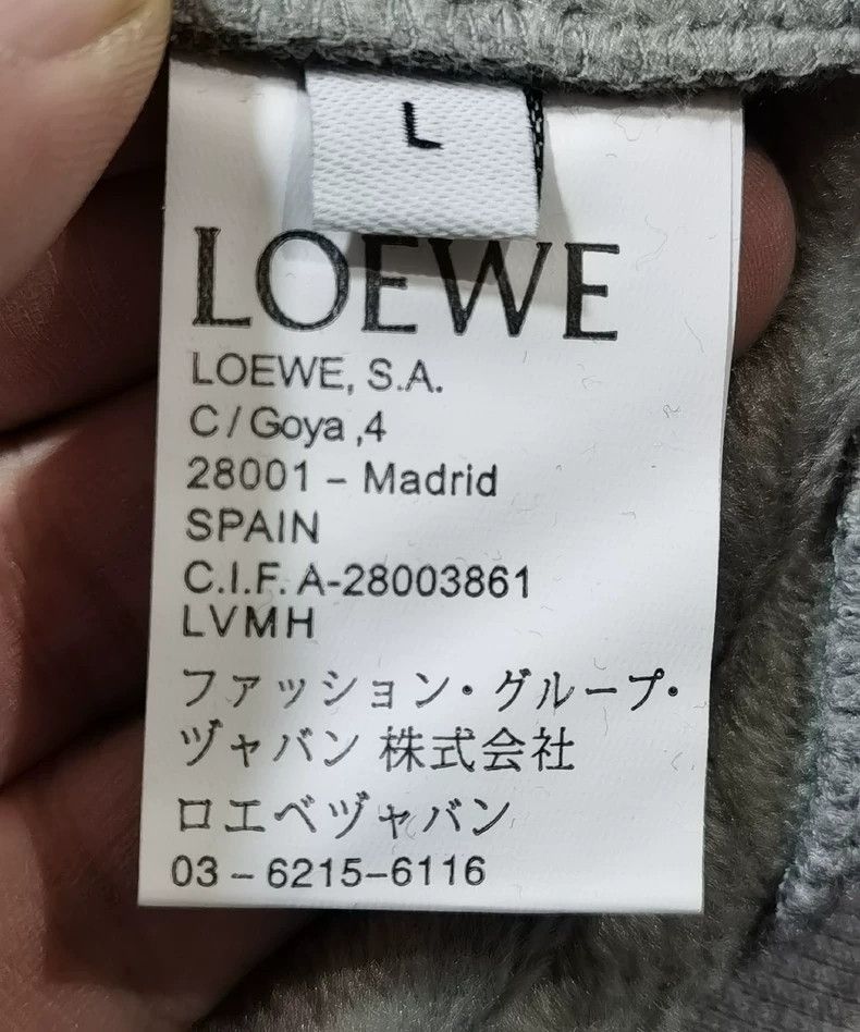 Loewe LOEWE Gray Sweatshirt with Logo Design- DMC Size US L / EU 52-54 / 3 - 7 Thumbnail