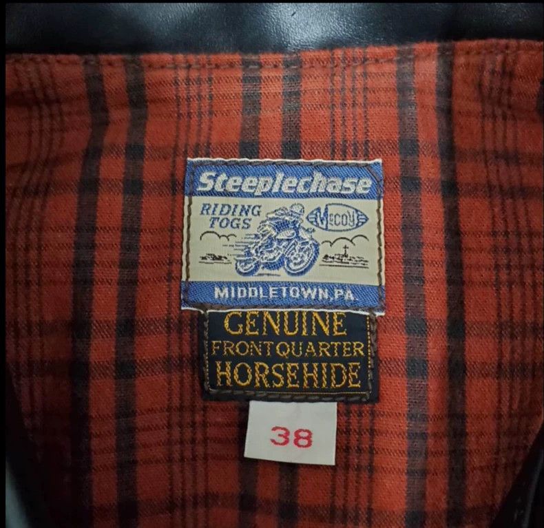 The Real McCoy's The Real McCoy's Steeplechase Leather Jacket- DMC Size US M / EU 48-50 / 2 - 4 Thumbnail