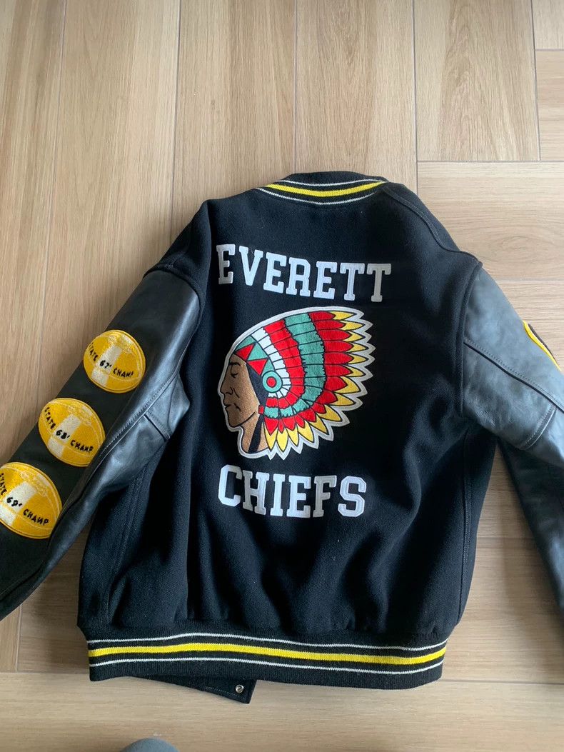 The Real McCoy's The Real McCoy Wool Sleeve Baseball Jacket- DMC Size US M / EU 48-50 / 2 - 6 Thumbnail