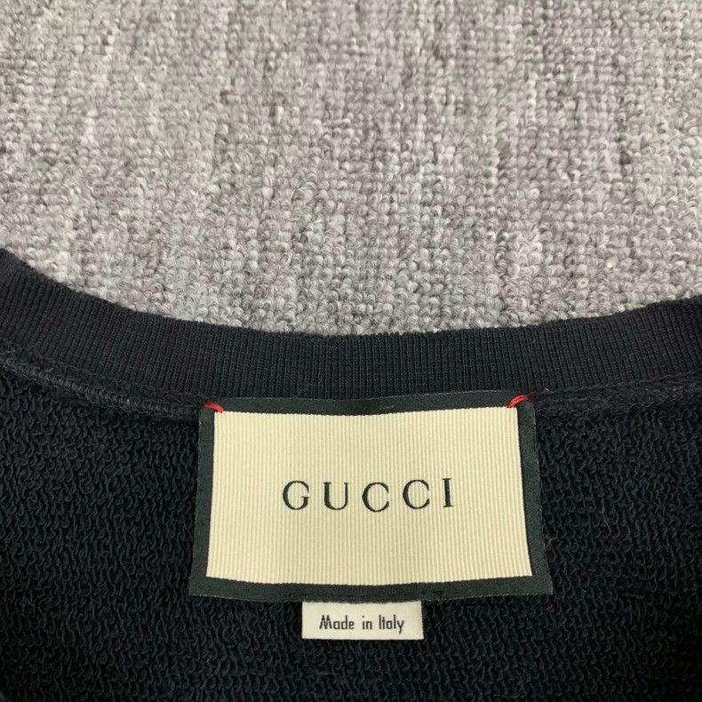 Gucci GUCCI Black Long Sleeve Printed Sweatshirt- DMC Size US XL / EU 56 / 4 - 5 Thumbnail