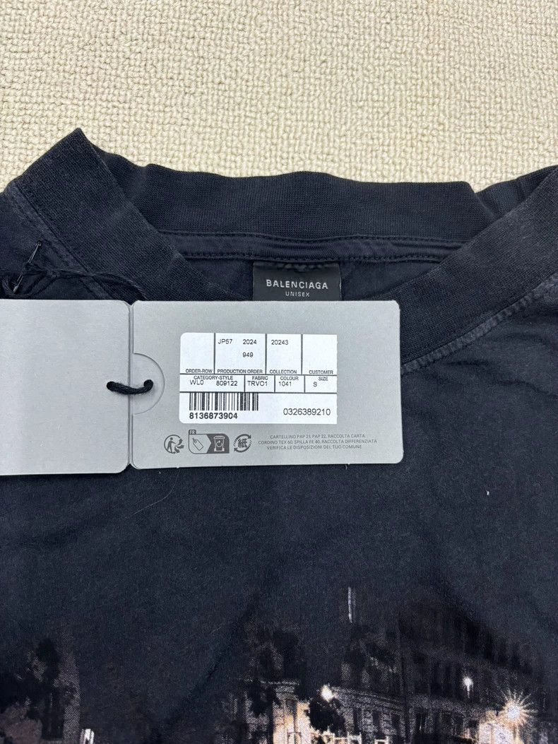 Balenciaga Balenciaga Pigalle Street Scene Short Sleeve T-Shirt- DMC Size US S / EU 44-46 / 1 - 3 Thumbnail