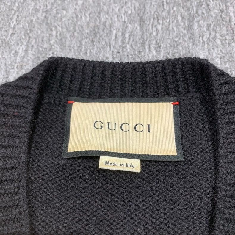 Gucci Gucci Bee V-Neck Knit Sweater Size S- DMC Size US S / EU 44-46 / 1 - 6 Thumbnail