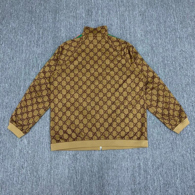 Gucci Gucci Brown Patterned Zip Jacket with Colorblocks- DMC Size US L / EU 52-54 / 3 - 2 Thumbnail