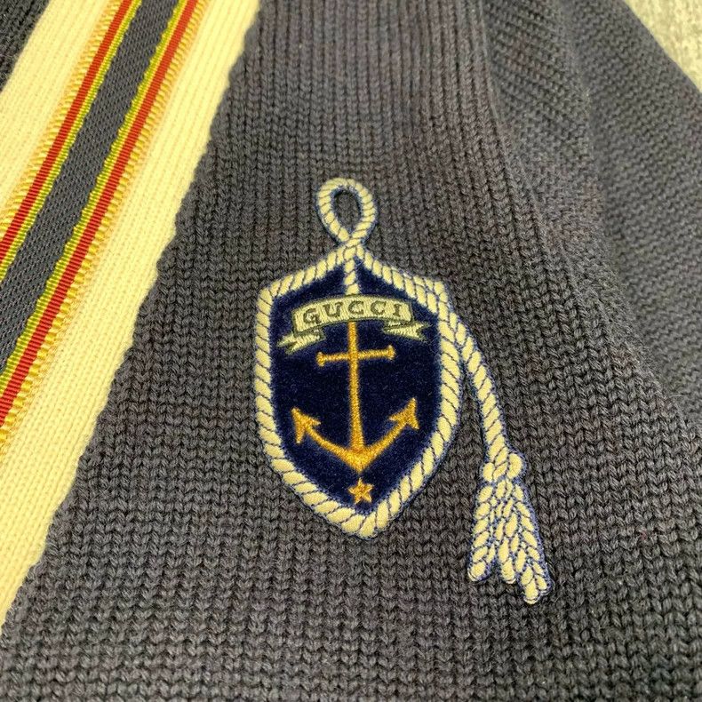 Gucci Gucci Anchor Badge Cardigan Sweater- DMC Size US S / EU 44-46 / 1 - 3 Thumbnail