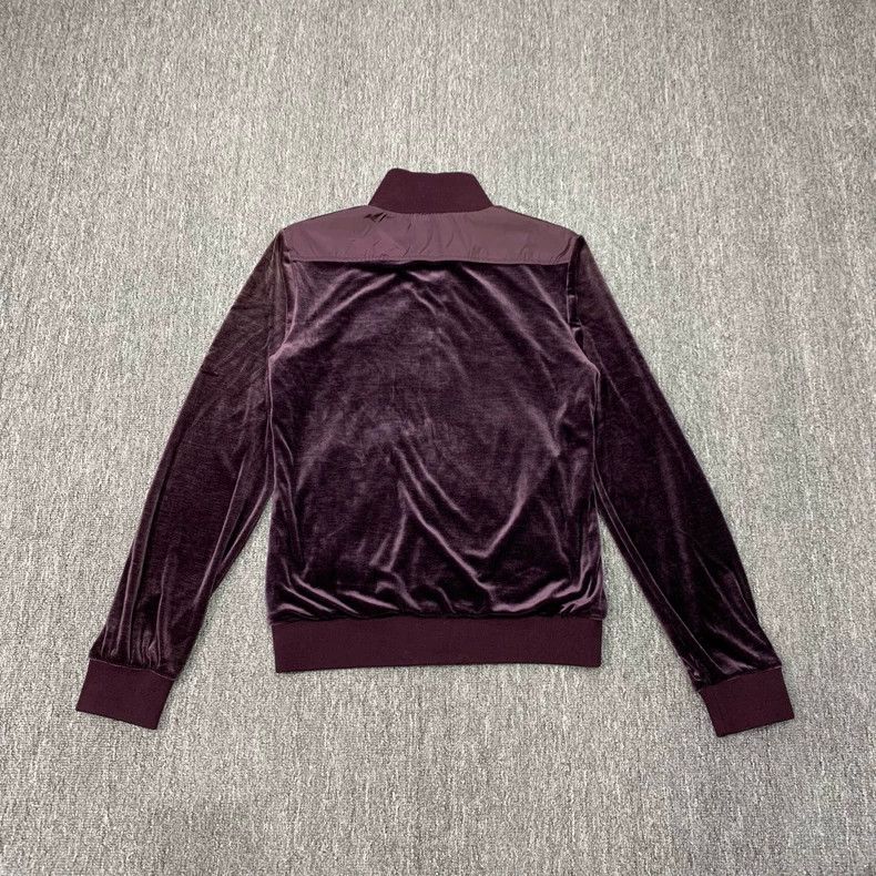 Gucci Gucci Burgundy Velvet School Jacket M Size- DMC Size US M / EU 48-50 / 2 - 2 Thumbnail