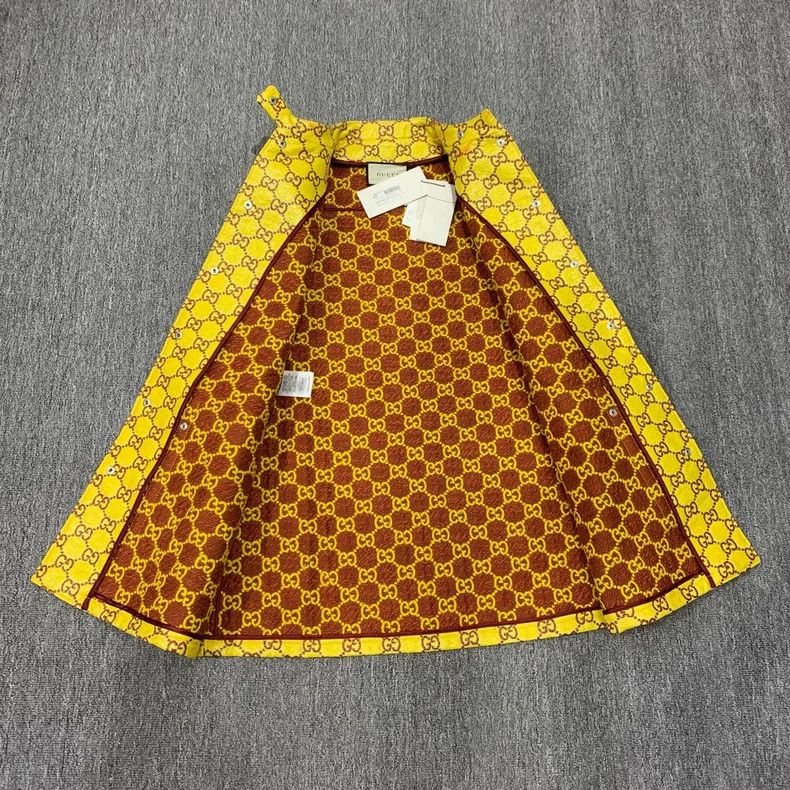 Gucci Gucci Yellow GG Print Coat with Tags- DMC Size US S / EU 44-46 / 1 - 2 Thumbnail