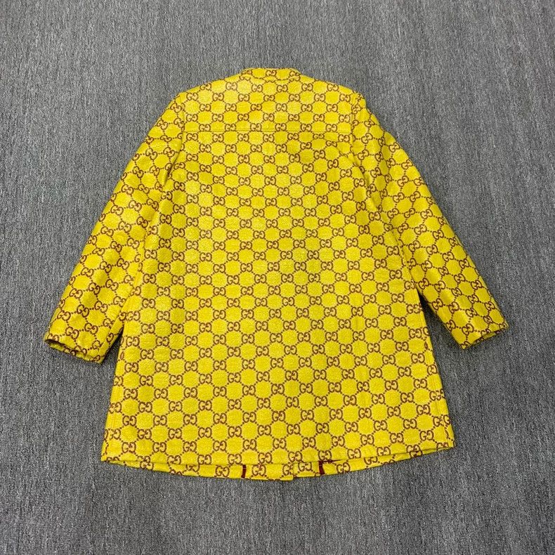 Gucci Gucci Yellow GG Print Coat with Tags- DMC Size US S / EU 44-46 / 1 - 3 Thumbnail