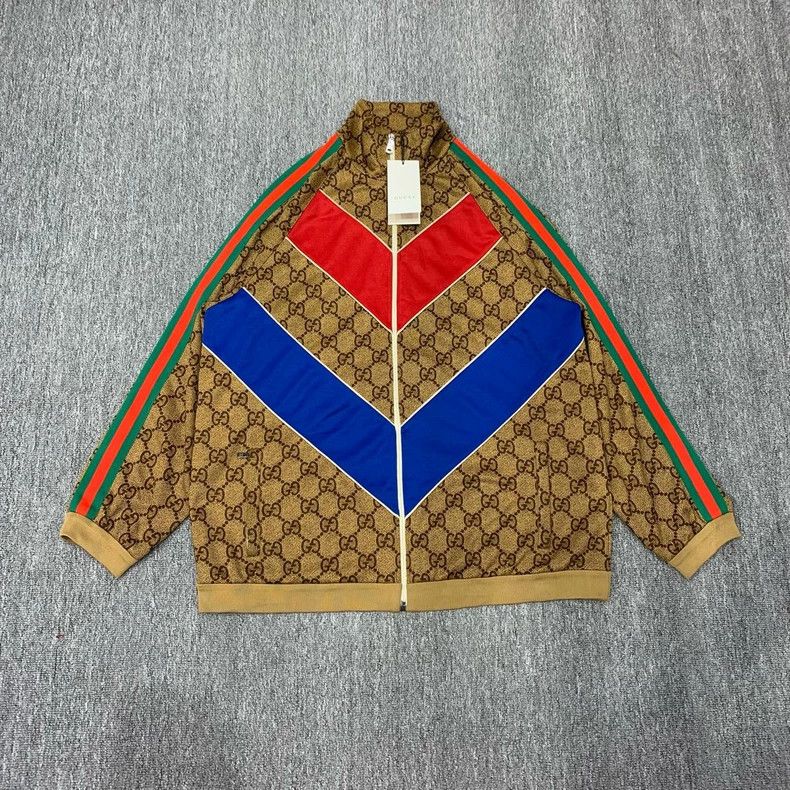 Gucci Gucci Red Blue Patterned Jacket Size M- DMC Size US M / EU 48-50 / 2 - 2 Thumbnail