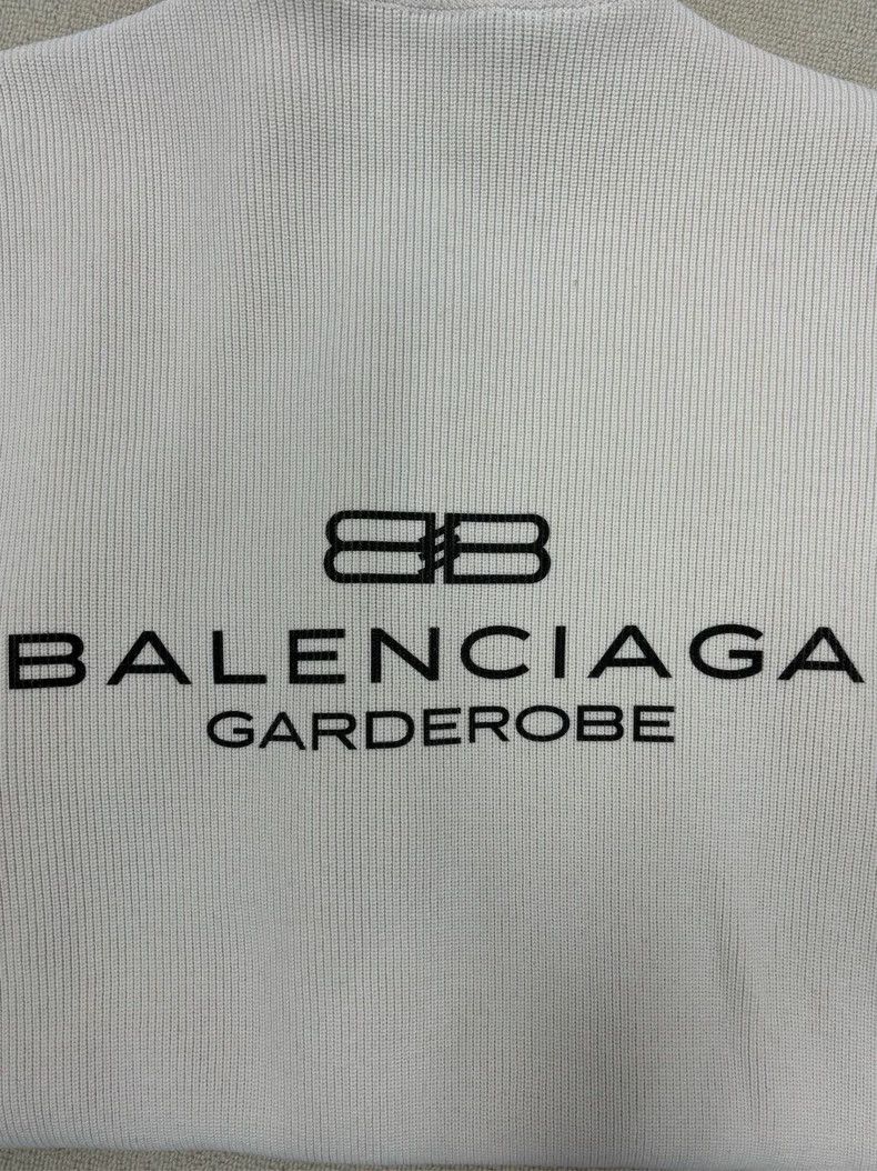 Balenciaga Balenciaga Long Sleeve Logo Knit Sweater- DMC Size US M / EU 48-50 / 2 - 4 Thumbnail