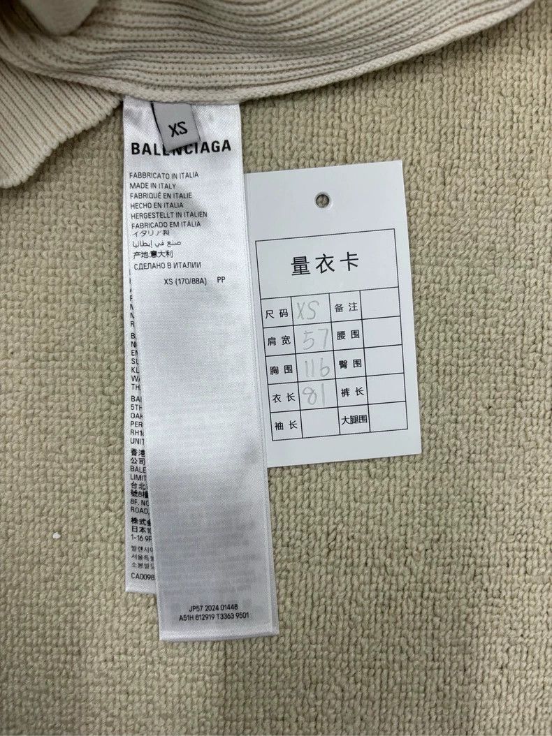 Balenciaga Balenciaga Long Sleeve Logo Knit Sweater- DMC Size US M / EU 48-50 / 2 - 7 Thumbnail