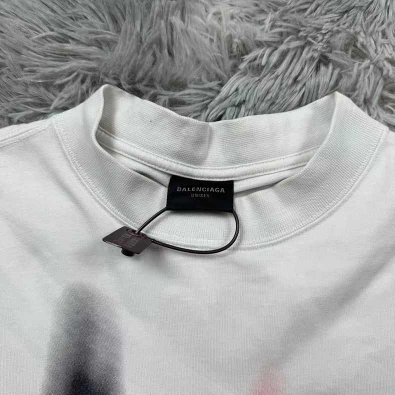 Balenciaga Balenciaga I Love Heart Short Sleeve Shirt- DMC Size US S / EU 44-46 / 1 - 3 Thumbnail