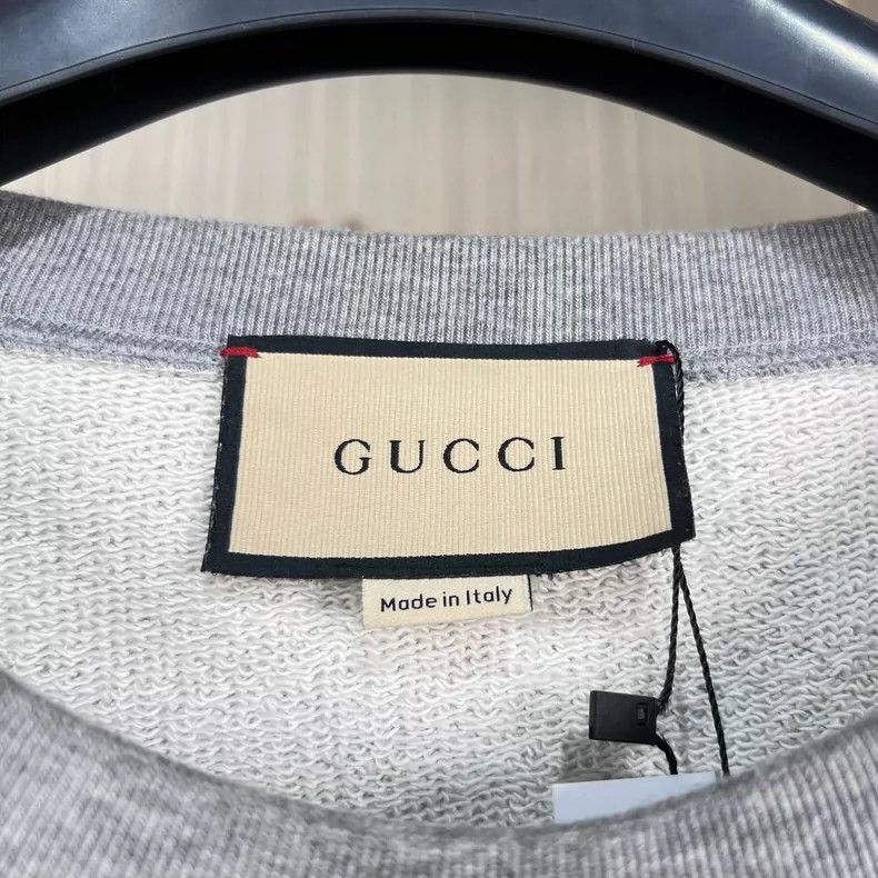 Gucci Gucci Gray Double G Logo Sweatshirt- DMC Size US L / EU 52-54 / 3 - 5 Thumbnail