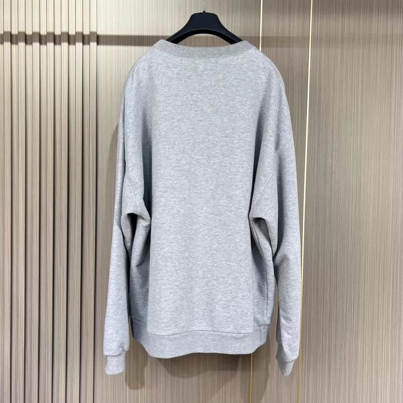 Gucci Gucci Gray Double G Logo Sweatshirt- DMC Size US L / EU 52-54 / 3 - 2 Thumbnail