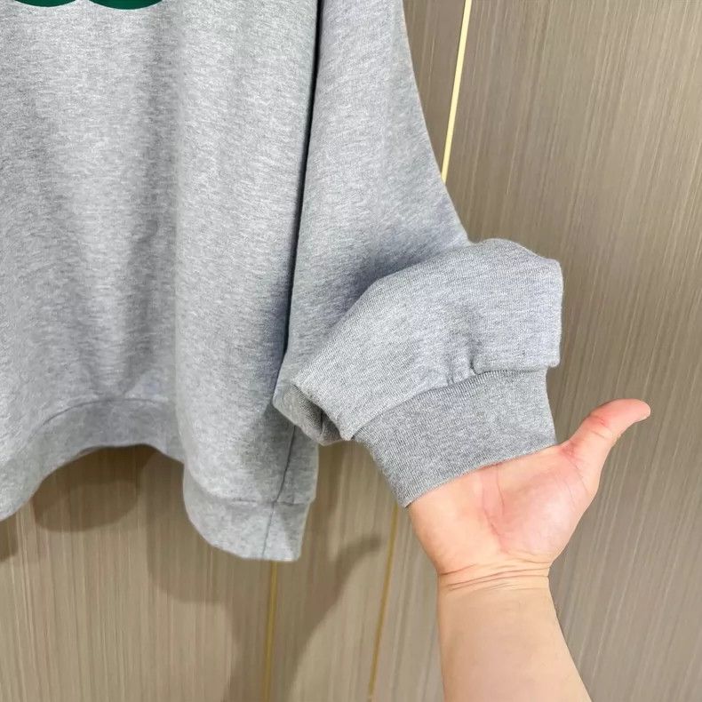 Gucci Gucci Gray Double G Logo Sweatshirt- DMC Size US L / EU 52-54 / 3 - 4 Thumbnail