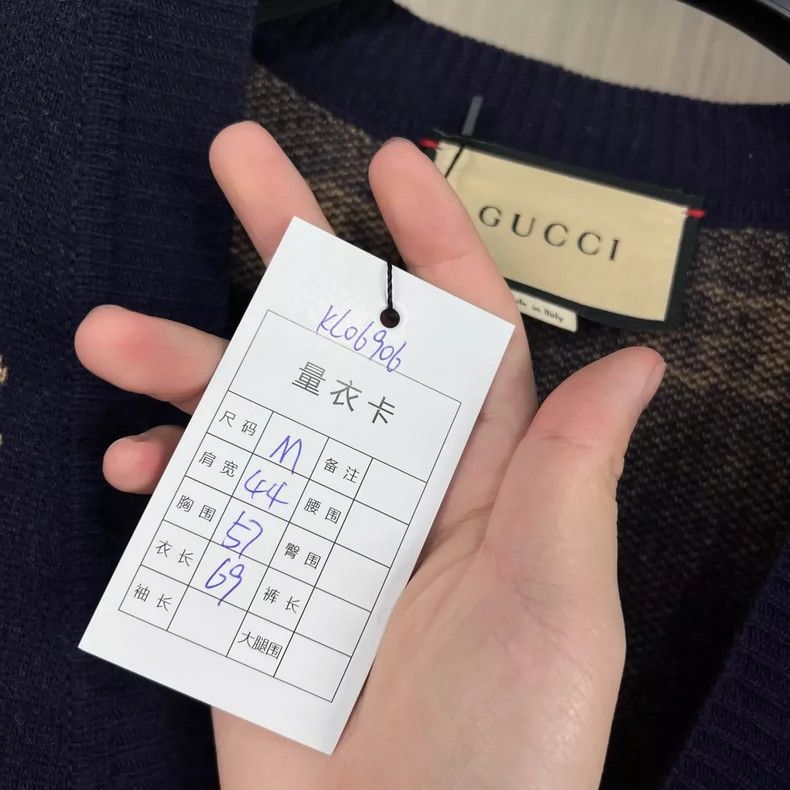 Gucci Gucci Embroidered Cardigan with GG Pattern- DMC Size US M / EU 48-50 / 2 - 7 Thumbnail
