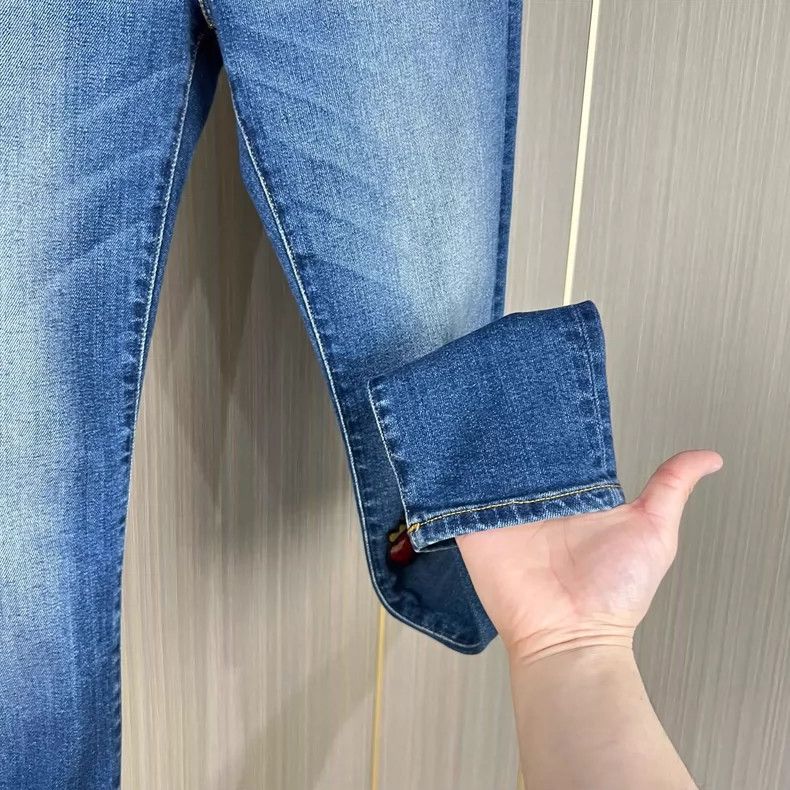 Gucci Gucci Embroidered Cherry Denim Pants- DMC Size US 26 / EU 42 - 4 Thumbnail