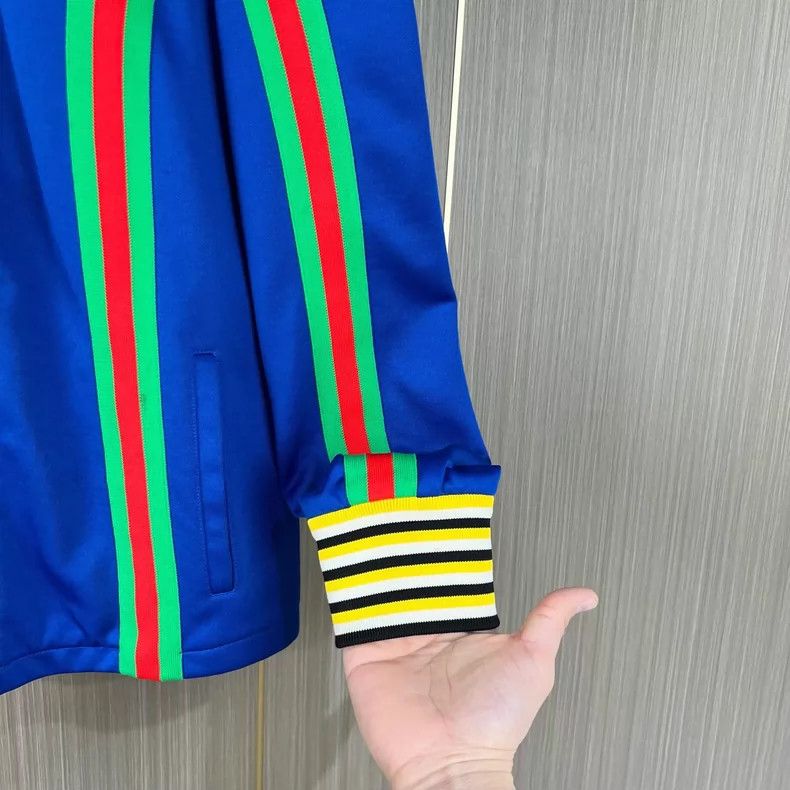 Gucci Gucci Red Green Striped Zipper Jacket Size S- DMC Size US S / EU 44-46 / 1 - 4 Thumbnail