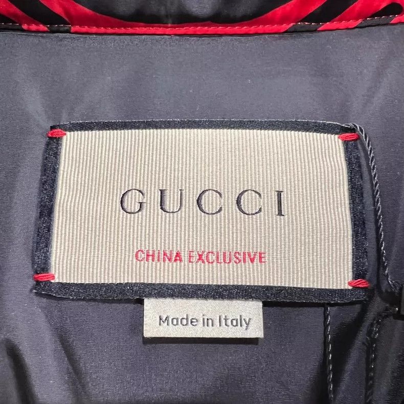 Gucci Gucci Red Logo Puffer Jacket with Detachable Sleeves- DMC Size US S / EU 44-46 / 1 - 6 Thumbnail