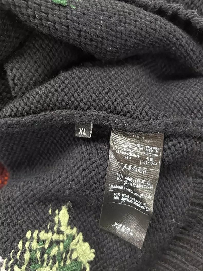 Gucci Gucci Black Wool Long Sleeve Knit Sweater- DMC Size US XL / EU 56 / 4 - 6 Thumbnail