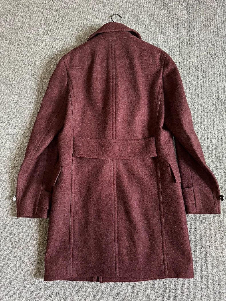 Dior Dior Homme Double-Breasted Burgundy Coat- DMC Size US M / EU 48-50 / 2 - 4 Thumbnail